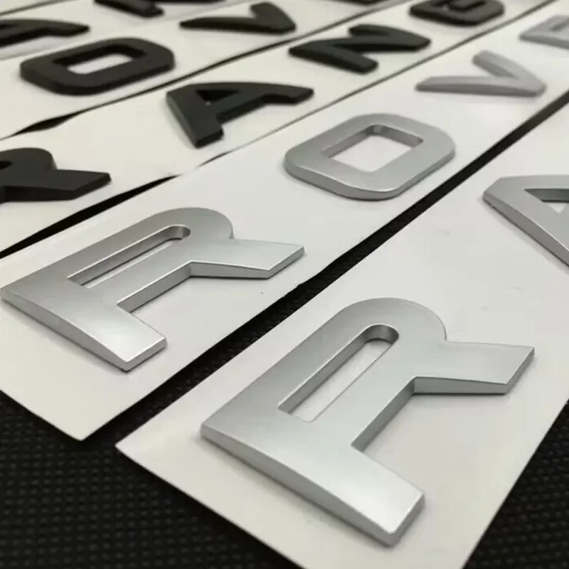 رسائل شعار لسيارة رينج روفر فيلار SV السيرة الذاتية الطبعة النهائية ديسكفري سبورت تصفيف السيارة هود جذع شعار شارة ملصق #3