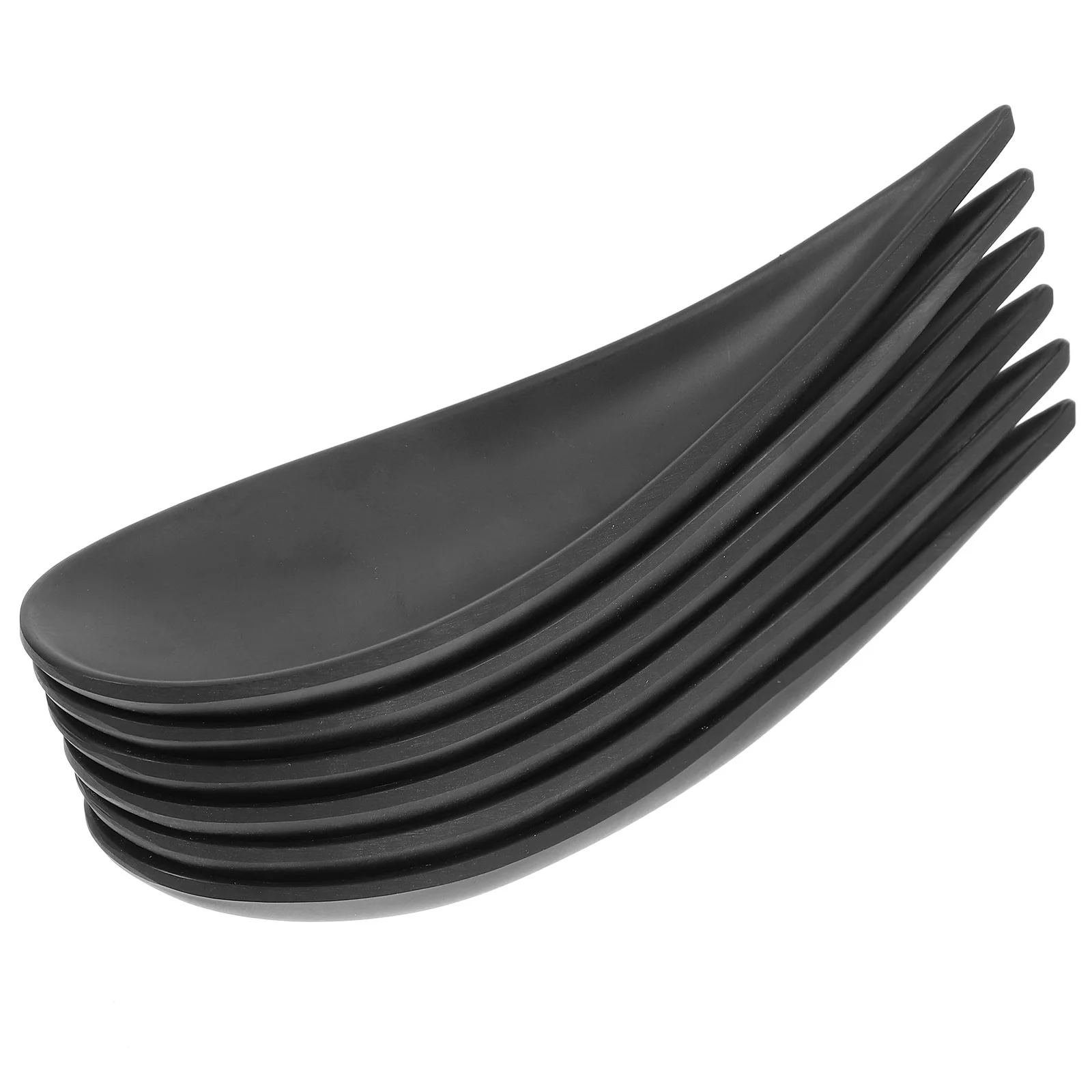 6 قطعة ملاعق صغيرة من البلاستيك المسيل للدموع للحلوى بودنغ الآيس كريم تذوق المحمولة متعددة الوظائف مغرفة المقبلات ملعقة المنزلية #1