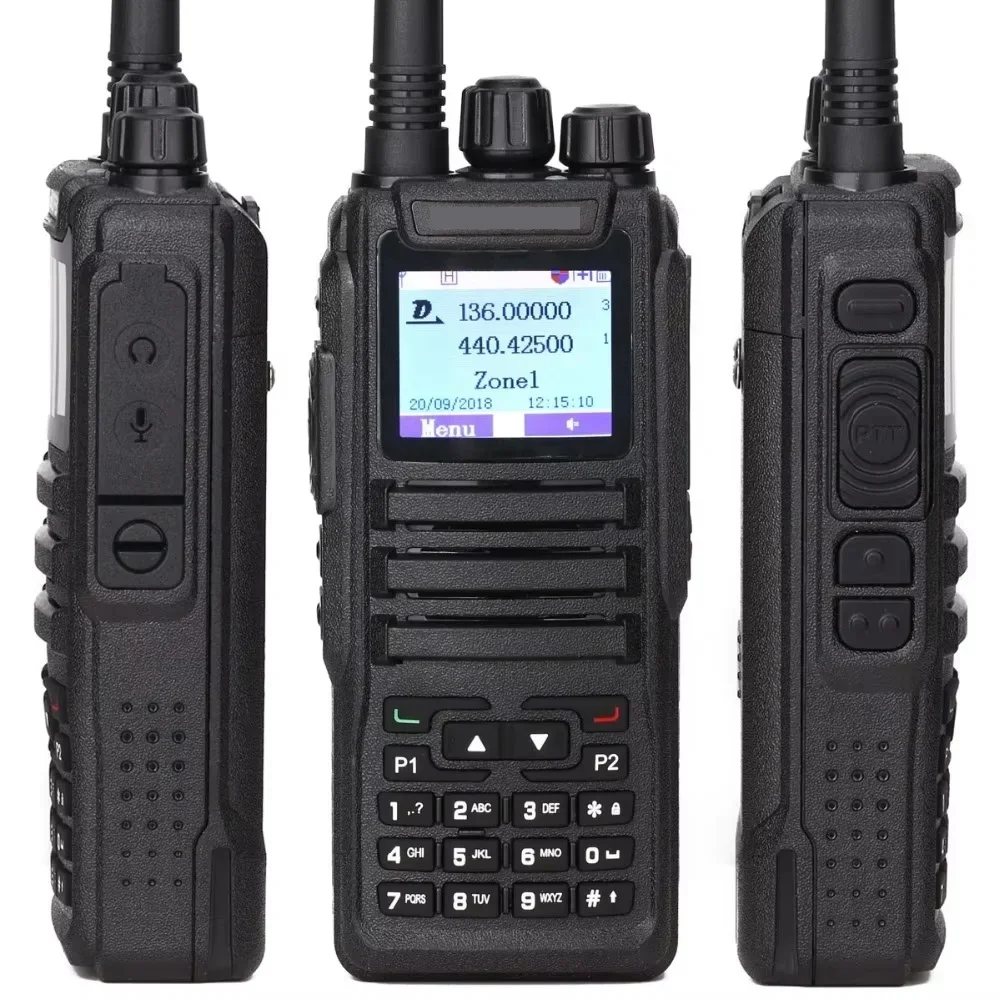 DM 1701 Digital Walkie Talkie Dual Mode Analog Two Way Radio Open GD77 Dual Time Slot Tier 1+2 Ham Radio DR 1801 view 3