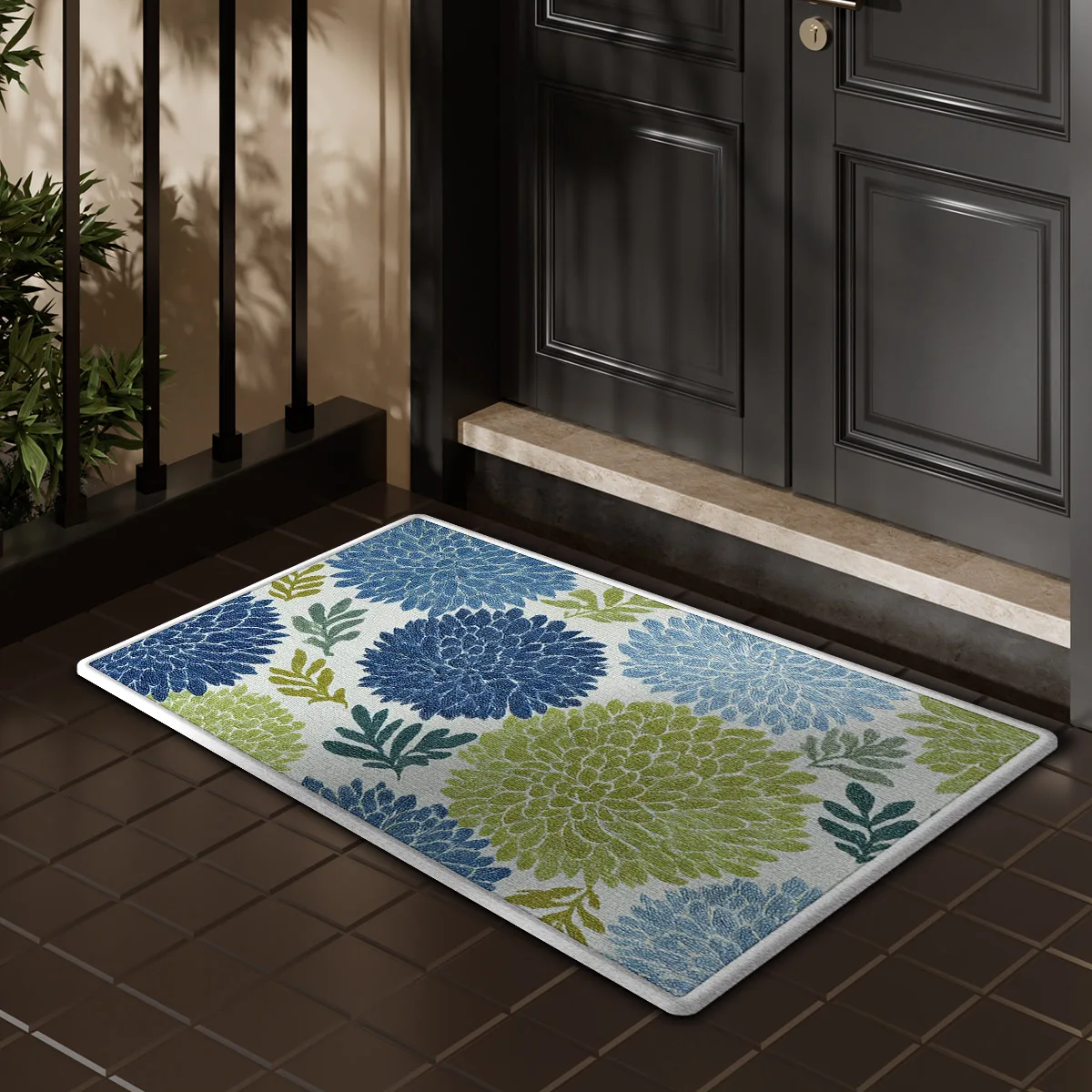

Door Mat Outdoor Welcome Entrance Doormat Home Front Room Rugs Anti Slip Floor Foot Mat Hallway Carpet Washable