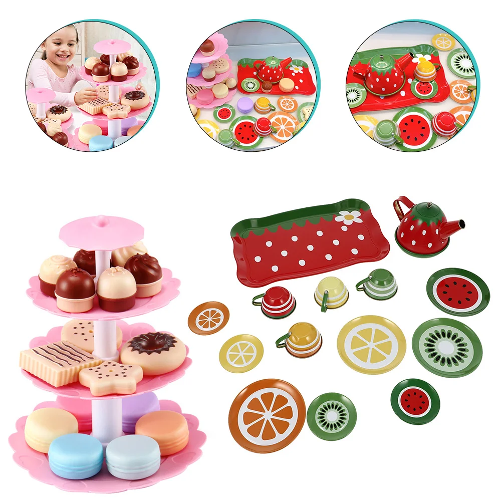 

Afternoon Tea Making Toys Girl for Girls Time Playset Tinplate Child Children’s