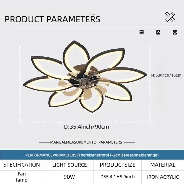 Ceiling Fan Light Modern Nordic Unique Simple Flush Mount Ceiling Fan Light Easy To Install for Living Room Bedroom