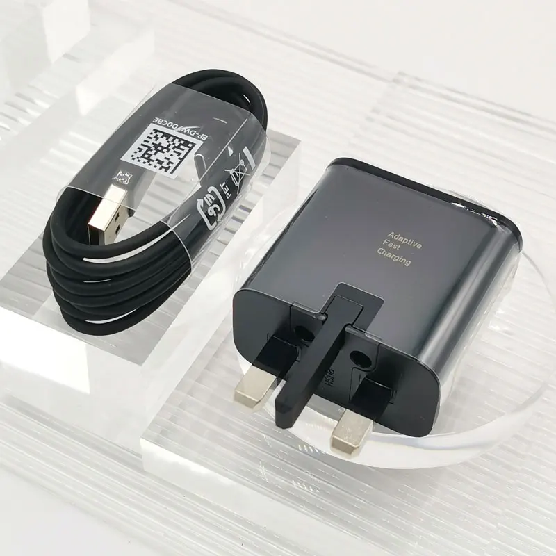 15W UK Fast Charger USB Power Adapter 9V1.67A Quick Charge Type C Cable for Galaxy S10 S8 S9 Plus A15 A14 A34 A13 A33 A51 Note 9