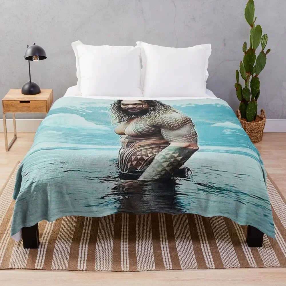 Одеяло «Джейсон Момоа», тяжелое декоративное одеяло для сна, дорожные одеяла на заказ, декоративные одеяла для дивана, роскошные брендовые мягкие одеяла