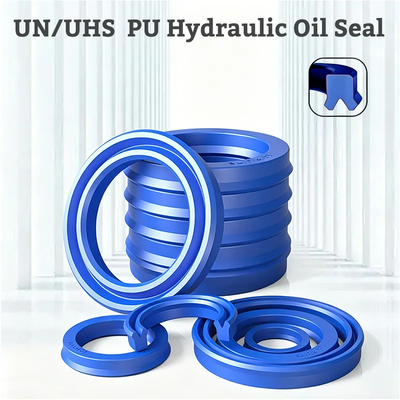 High Pressure UN/UHS PU Hydraulic Oil Seal 30x40x6mm 16x24x5mm 8x18x6mm Polyurethane U-Lip Cylinder Rod/Piston Shaft Seal Ring