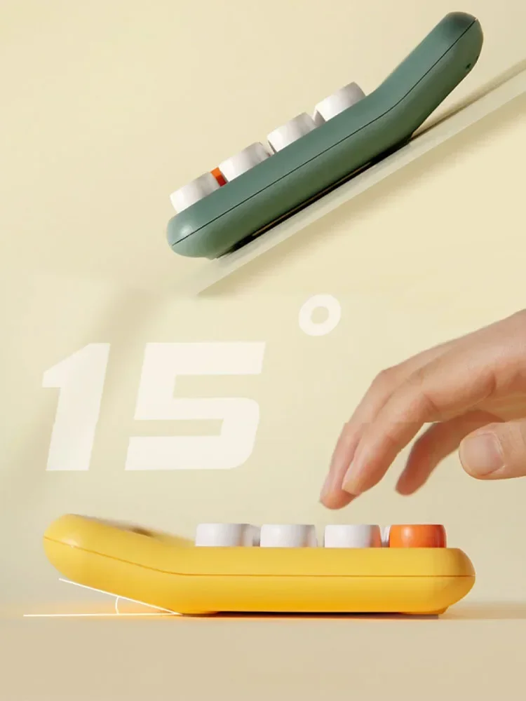 Teclado De Desktop Flexível, Chaves Mecânicas, Modelo De Voz, Escritório, Calculadora Financeira, Modelos De Estudantes Universitários, Moda