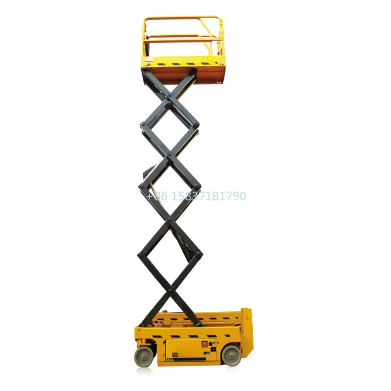 China Lifting Platform Equipment Outdoor 6m Lift Height Manlift Electric Mobile Hydraulic Scissor Lift Platform for Saudi Arabia