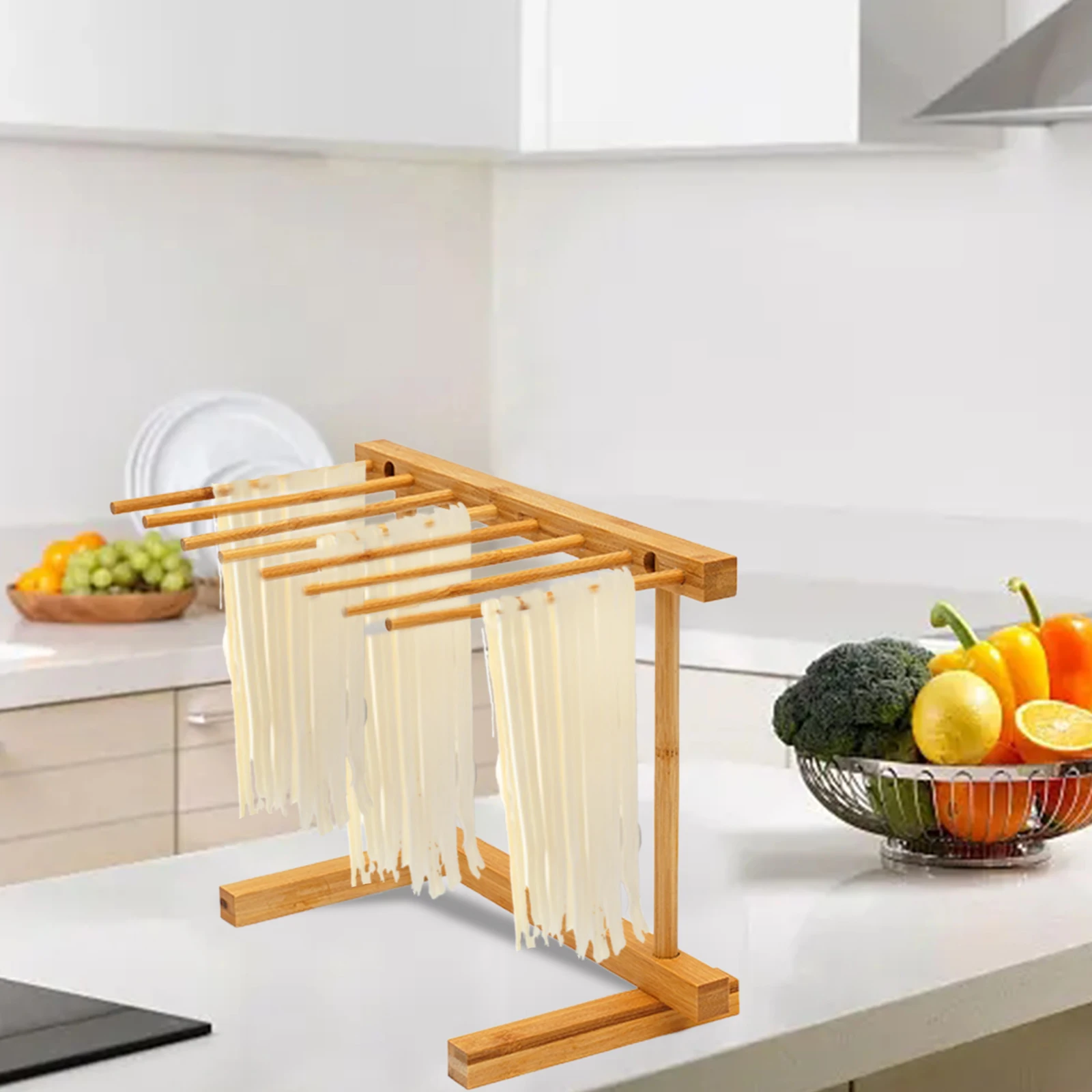 Collapsible Pasta Drying Rack Spaghetti Noodle Dryer for Homemade Noodle