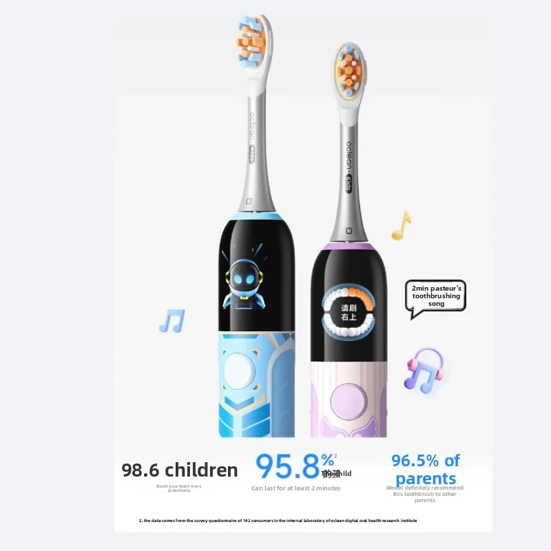 OCLEAN K3PRO AI Interactive Kids Electric Toothbrush Age 4 to 12 Anti Cavity Phone App K3Pro Smart Oral Care  IPX7 Waterproof