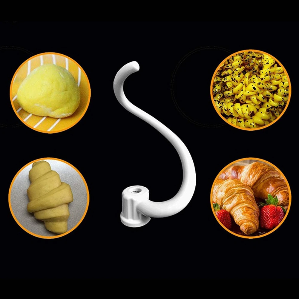 ABKR Spiralbeschichteter Metall-Knethaken für Kitchenaid 6QT Vertical Lifting Mixer Bowl KV25G0X KV25G8X KV25H0X KP26M1X KP26M8X