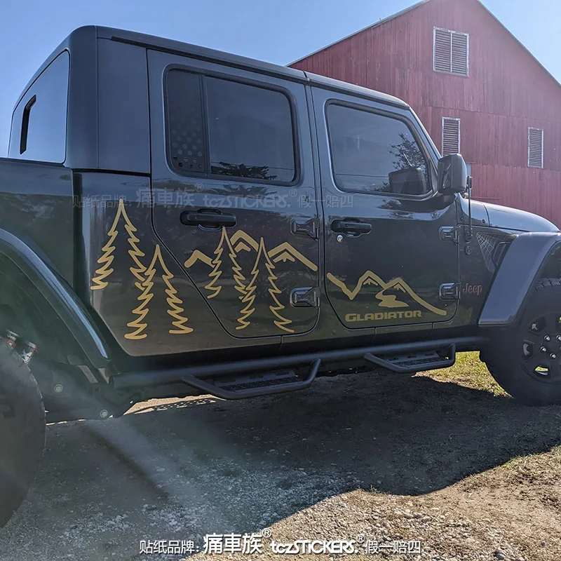 

Автомобильная виниловая наклейка для Jeep Gladiator, модное спортивное украшение, аксессуары для наклеек на заказ