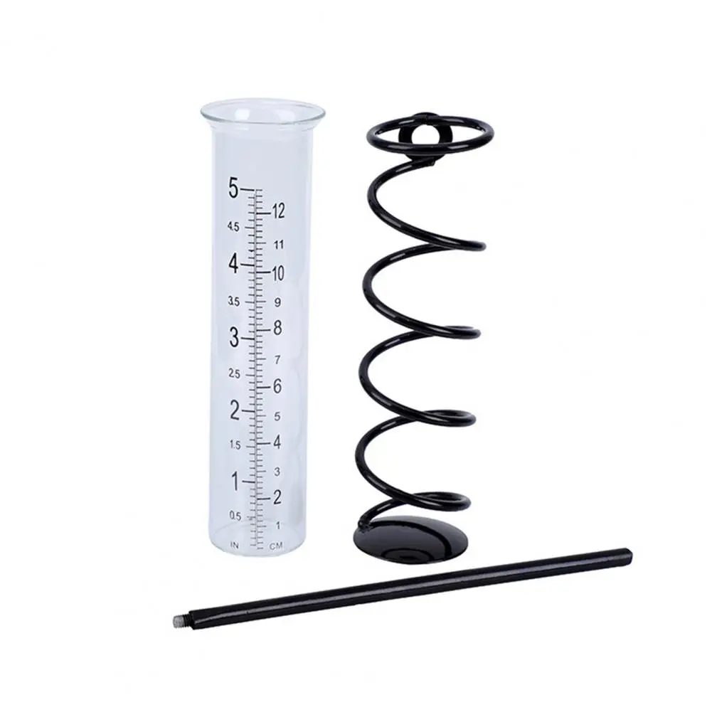 

Capacity Rain Gauge Garden Rain Gauge Capacity Outdoor Rain Gauge with Spiral Stake for Garden Lawn Patio Replacement for Farm