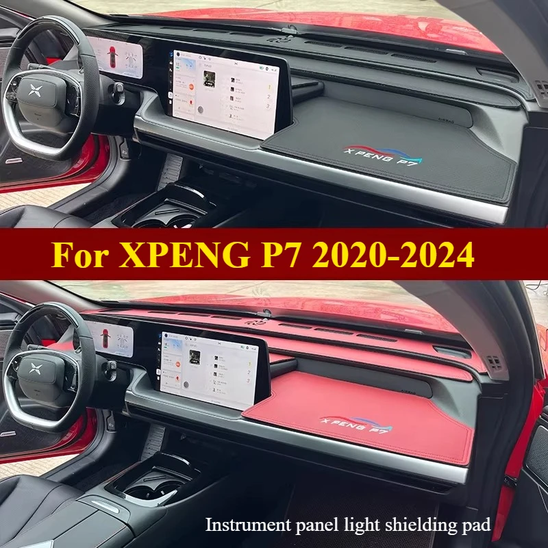 For XPENG P7 2020-2024 Instrument Panel Light Shielding Pad,Car Interior Decoration Modification Accessories Refit