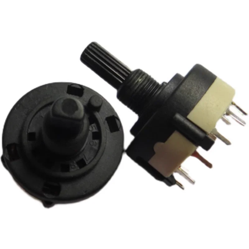 2/5/10pcs,RS26 1 Pole Position 10 Selectable Band Rotary Channel Selector Switch Drop Shipping 1P10T