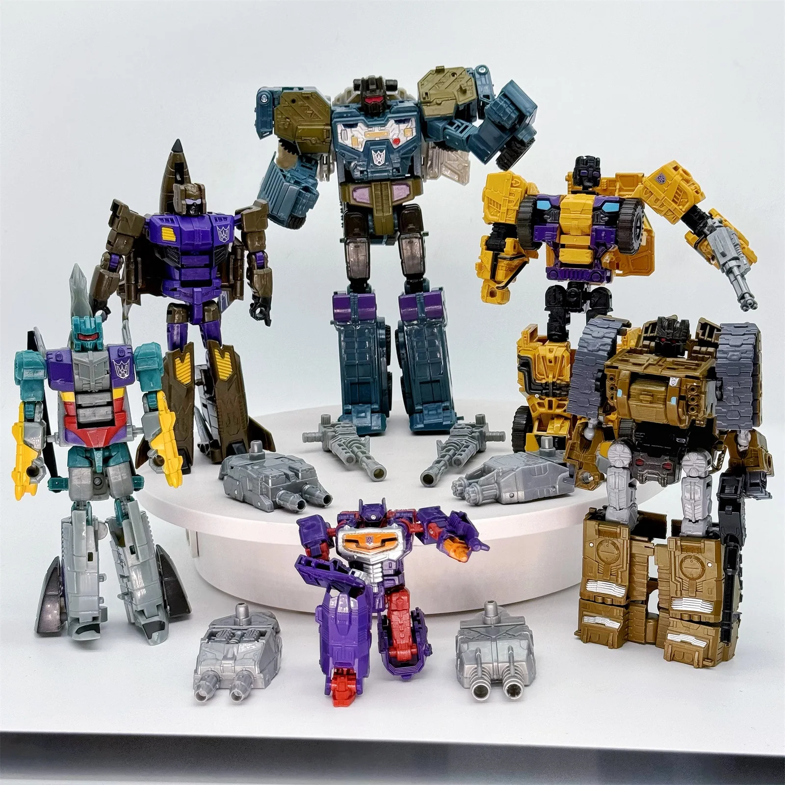 Transformation Robot Toys HZX Defensor Bruticus Superion Devastator IDW 5 IN 1 6 IN 1 ONE NO BOX Sets Action Figure KO 6in1