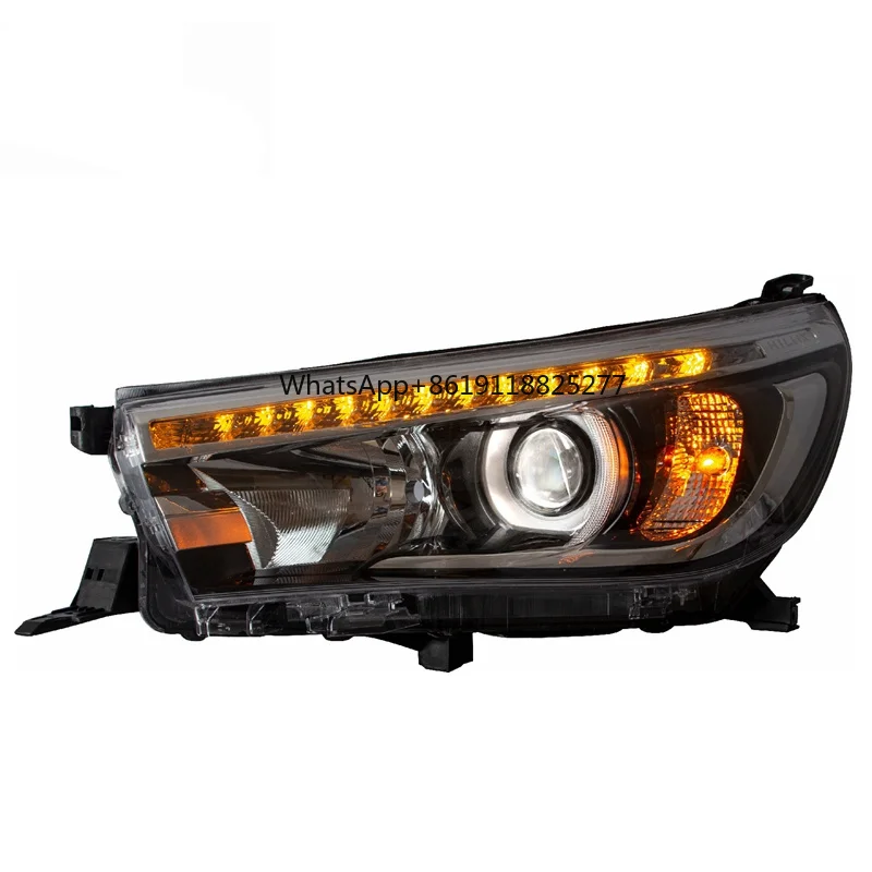 Car Headlight Fit For Toyota Hilux Revo Vigo 2015-up Led Head Light LED Head Lamp DRL Turn Signal Light Car Headlight Assembly