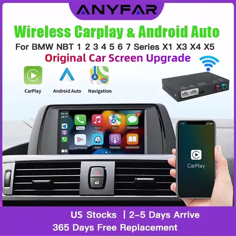 Wireless CarPlay for BMW NBT System 1 2 3 4 5 6 7 Series X1 X3 X4 X5 X6 MINI F56 F15 F16 F25 F26 F48 F01 F10 F22 F20 F30 F32