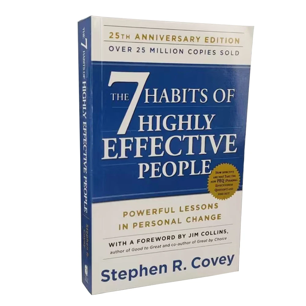 The 7 Habits of Highly Effective People English Original Book By Stephen R. Covey Professional Management Reading Book