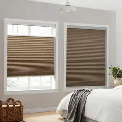 Blackout Honeycomb Shades Cordless Top Down Bottom Up - Energy Saving Insulated Custom Blinds for Windows