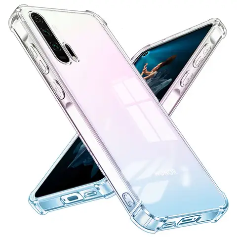 Phone Case For Honor 20 Pro 20S 20 Lite 6.15 Honor 9X Pro 9X STK-LX1 Case Airbag Shockproof TPU Clear Soft Silicone Back Cover