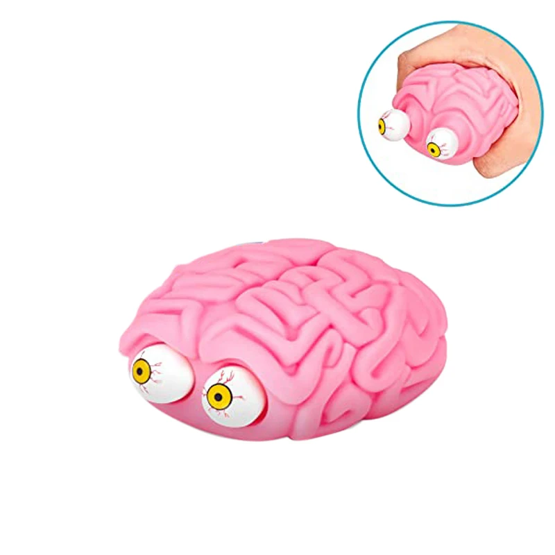 Flippy Brain Eye Popping Squeeze Fidget Toys, Cool Stuff, Prank Gadgets, Souligné Instituts, Sensory TDAH m.com tism Gags Toy