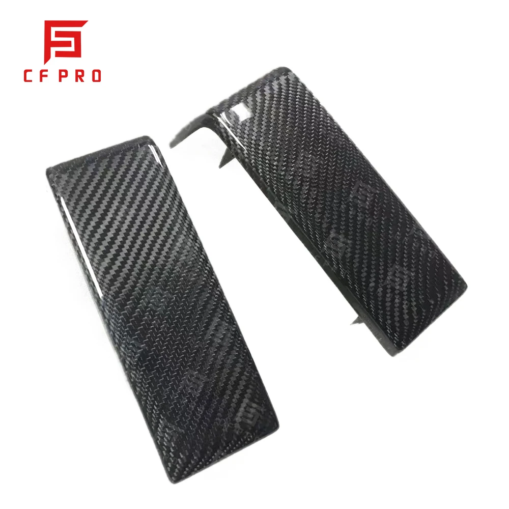 Carbon Fiber Front Bumper Corner Decor Trim Cover For Mercedes Benz G class W463 W464 G350 G500 G550 G63 Car Accessories