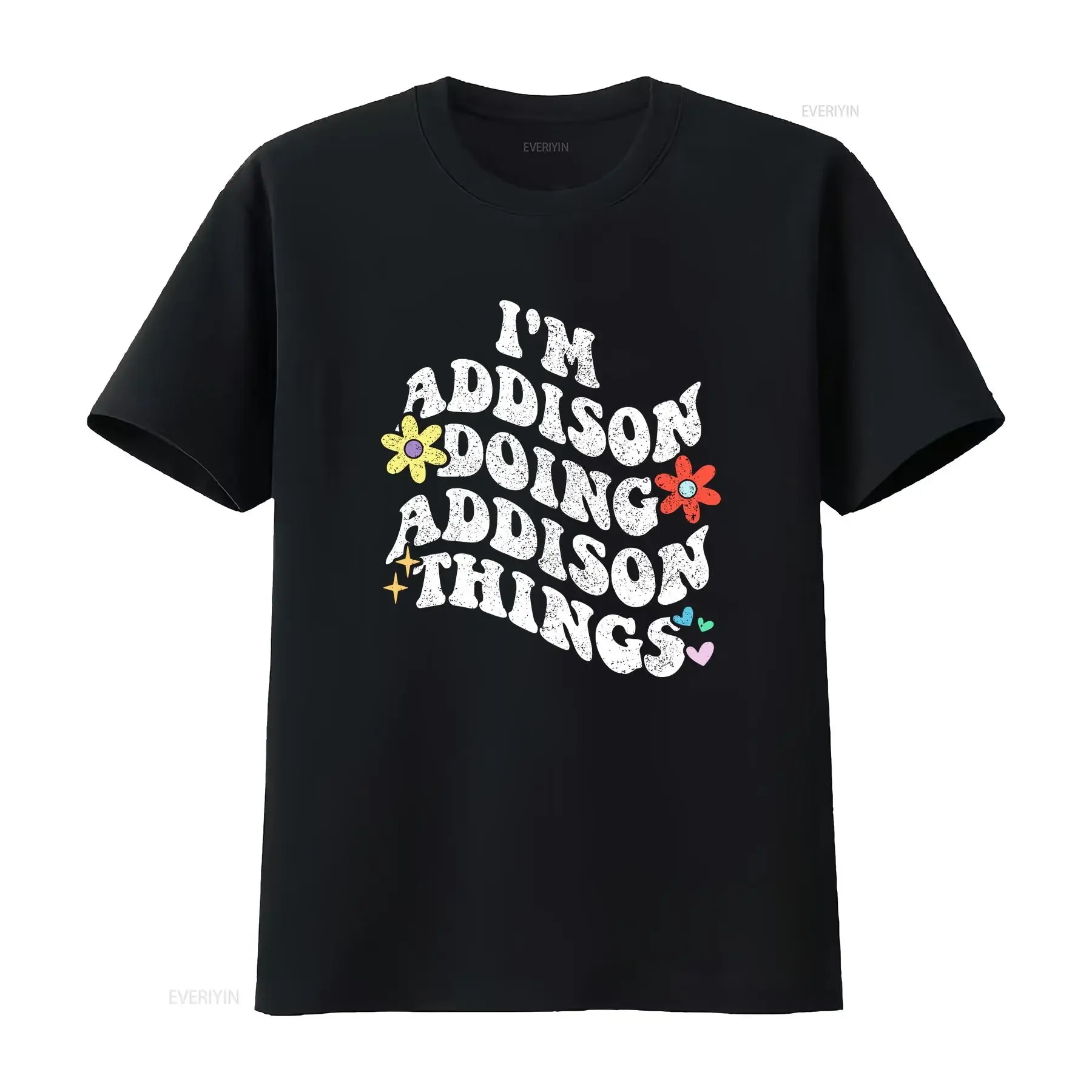 Retro Groovy Im ALLISON Doing Things Funny Mother's T Shirt  vintage Washed Unisex designer clothes Casual Stylish Slightly