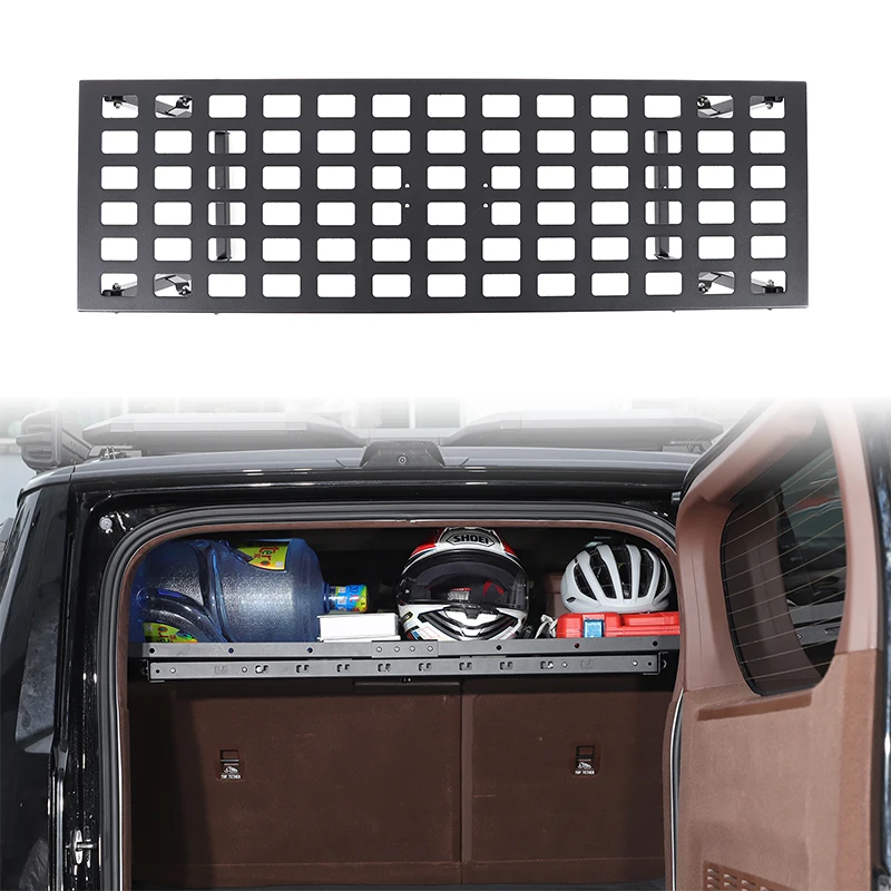 

1 шт., черный алюминиевый сплав для Great Wall Tank 700 2024+, многослойная стойка для багажника автомобиля, столешница для хранения, аксессуары для модификации автомобиля