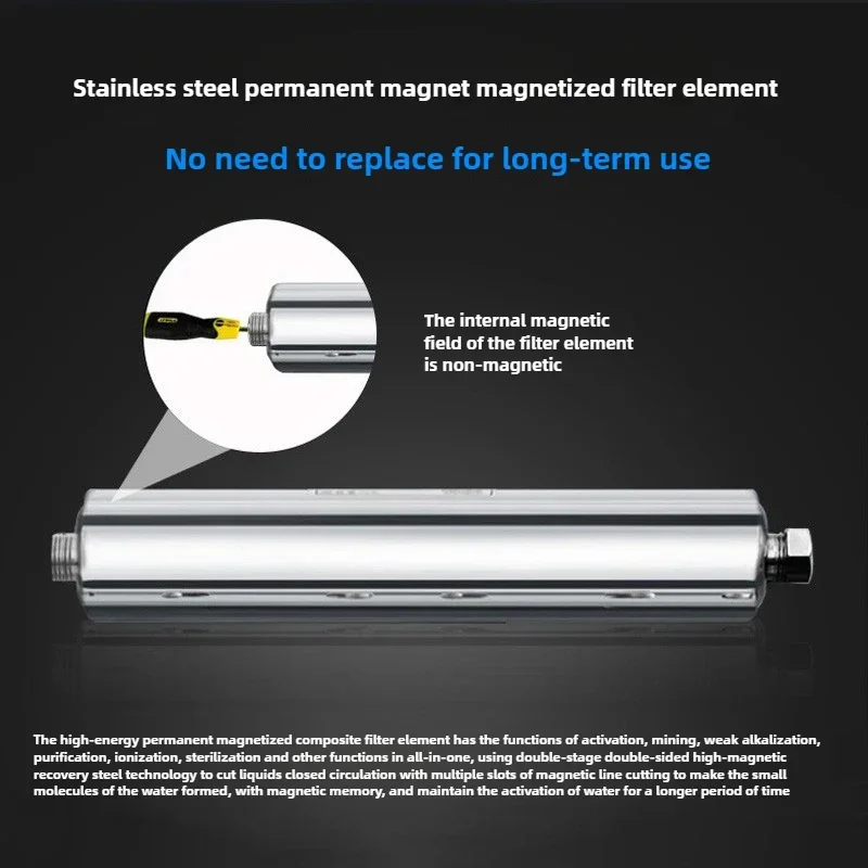 High energy magnetized water purifier household direct drinking water purifier tap water kitchen faucet filter magnetized