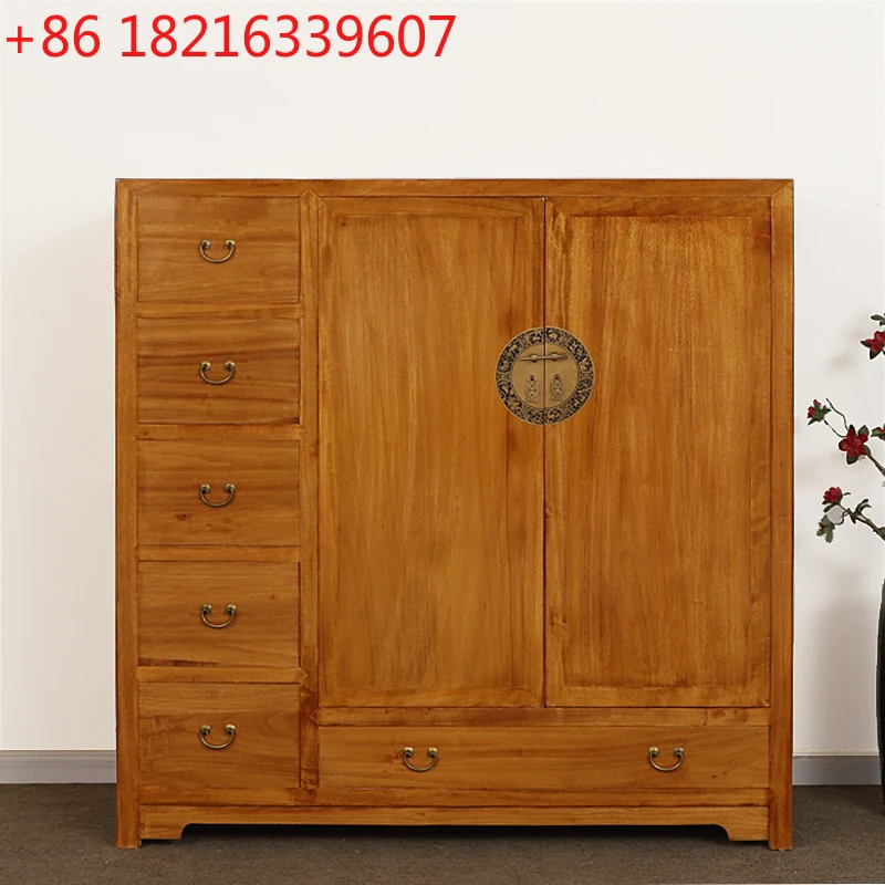 

Бытовая спальня, низкий шкаф, ароматная камфорная древесина, хранилище для детской небольшой квартиры, двойная дверь, большая вместимость.