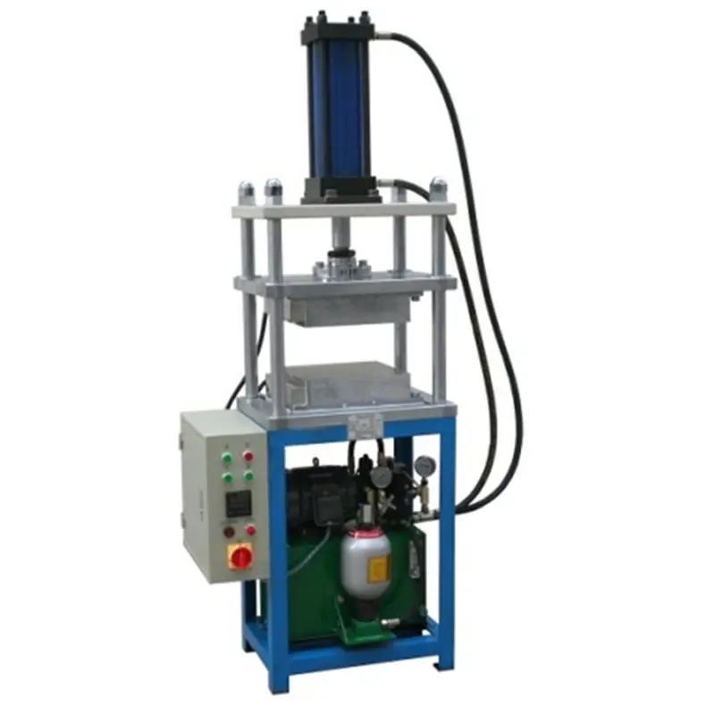 Pneumatic pattern press, electric heating press, wet paper pulp sheet