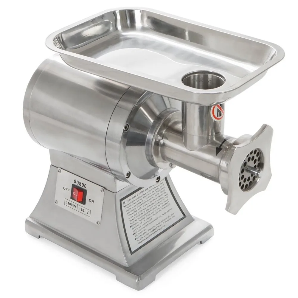 2024 New Commercial Meat Grinder WithCutting Blade, Electric Stainless Steel Sausage Maker Mincer