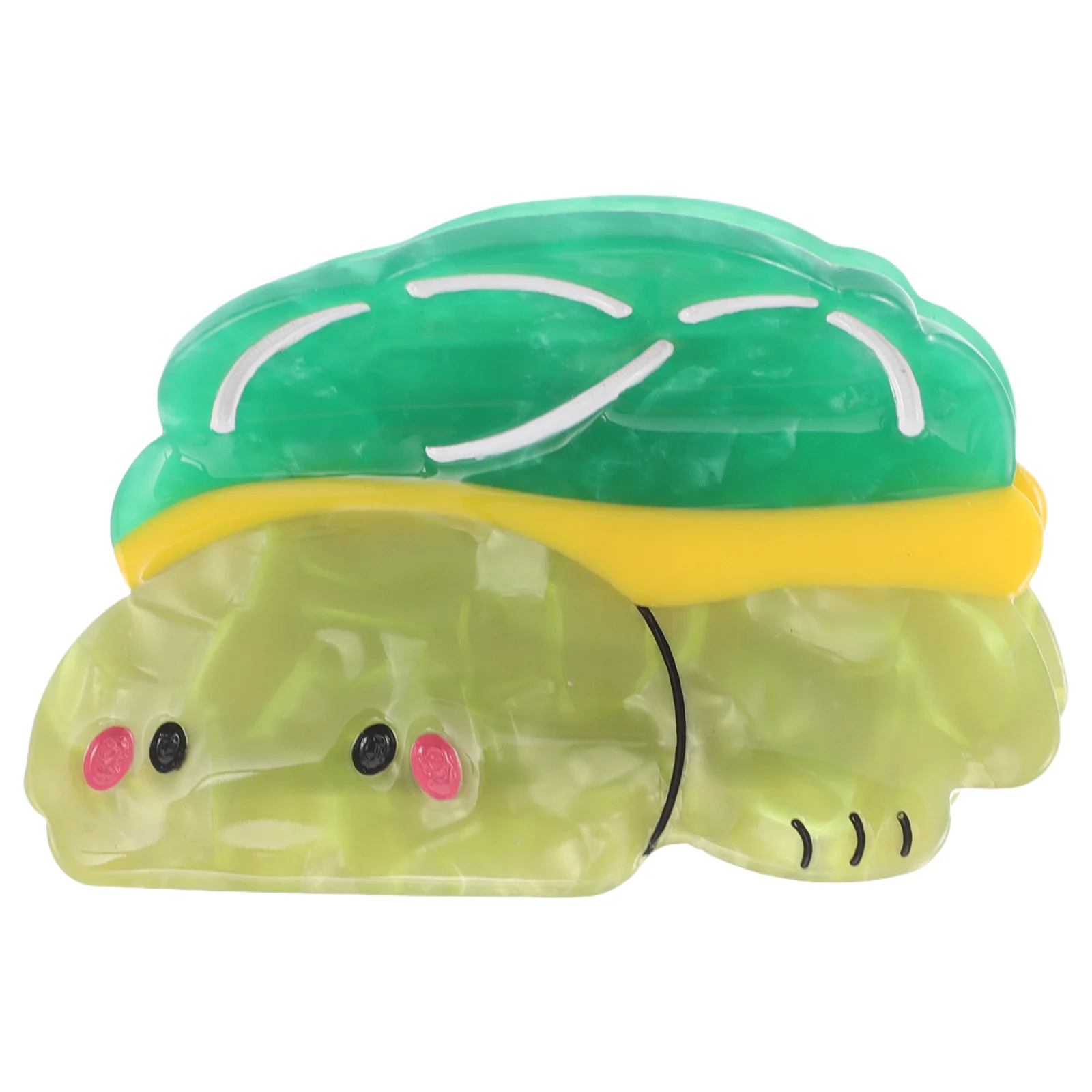 

Turtle Ponytail Clip Thin Hair Green Accessories Women Shy Animal Shell Shark Durable Home Zoo Wild Capture Solution Hair Care