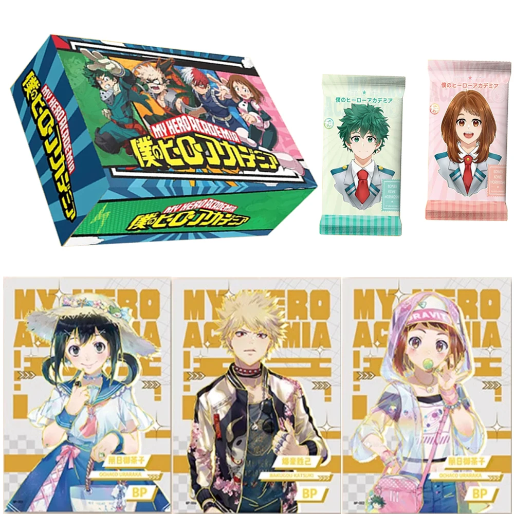 My Hero Academia Cards Midoriya Izuku All Might Hot-blooded Hero Anime Peripheral Collection Card Toys Gifts