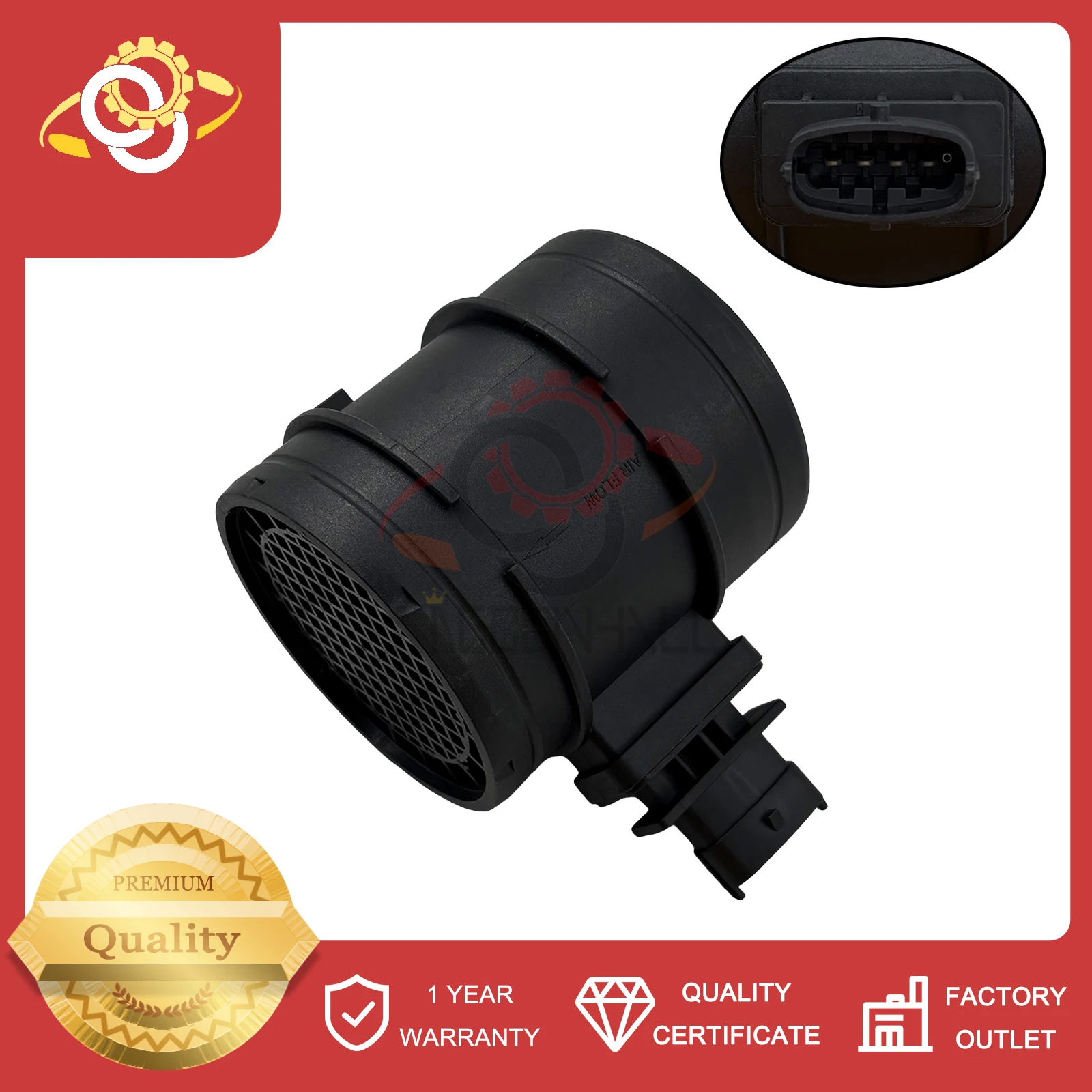 

0281002900 New Mass MAF METER Air Flow Sensor Compatiblie With GREAT WALL H5 HOVER FENGJUN 5 Pickup 0281002900 0281002923