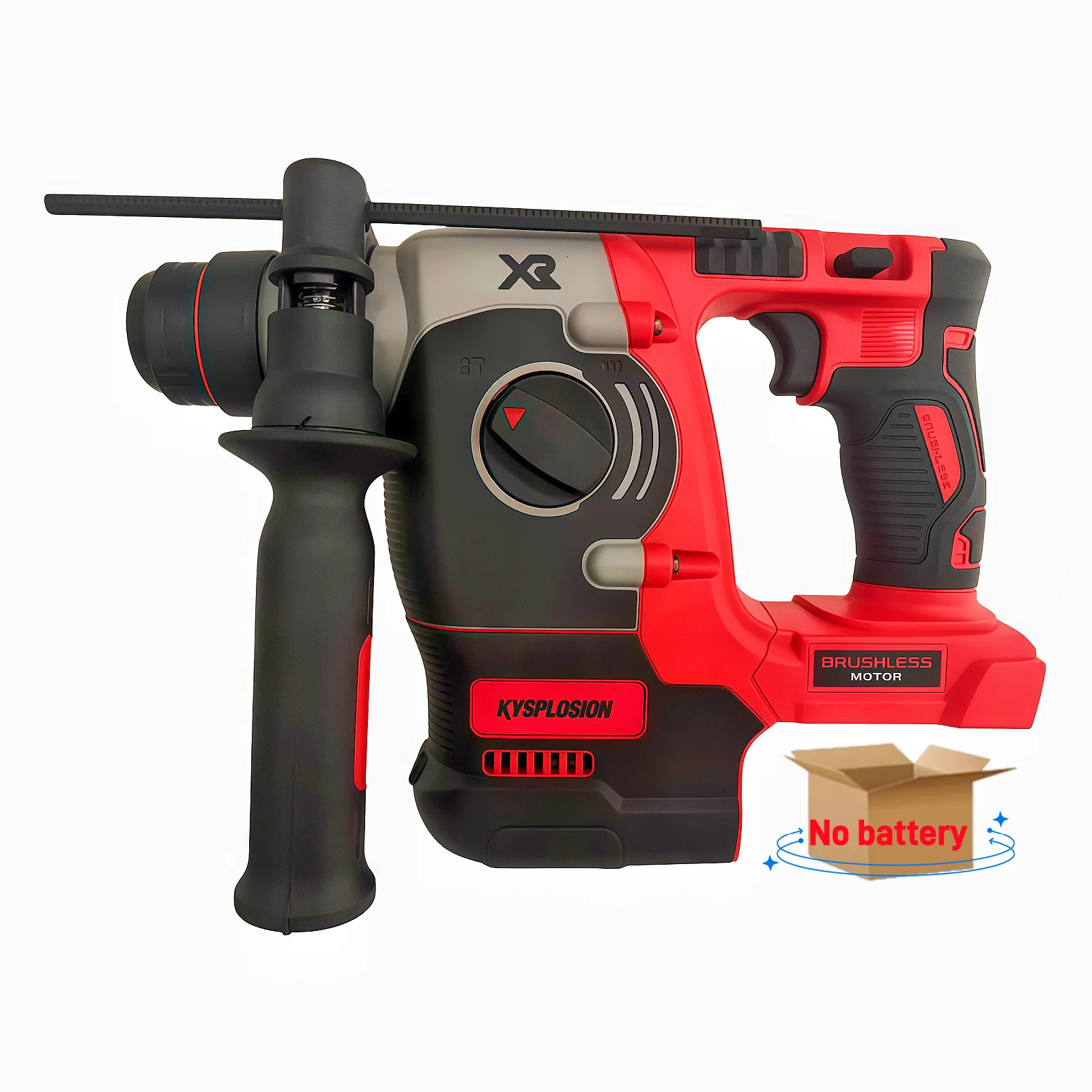 Voor Milwaukee M18 Batterij Borstelloze Roterende Impact Hamer Boor Draadloze 2 Modi SDS Metalen Betonbreker Jackhammer Gereedschap - afbeelding 1
