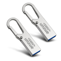 Metal USB Flash Drive Pendrive 16GB 32GB 64GB High Speed Memory Stick USB3.1 Disk 128GB waterproof Key Ring metal stick key