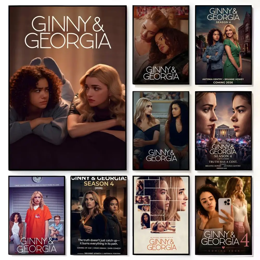 Dramatic Trendy Comic G-Ginny G-Georgia Poster American Film Mural Home Childrens Room Wall Decor Print