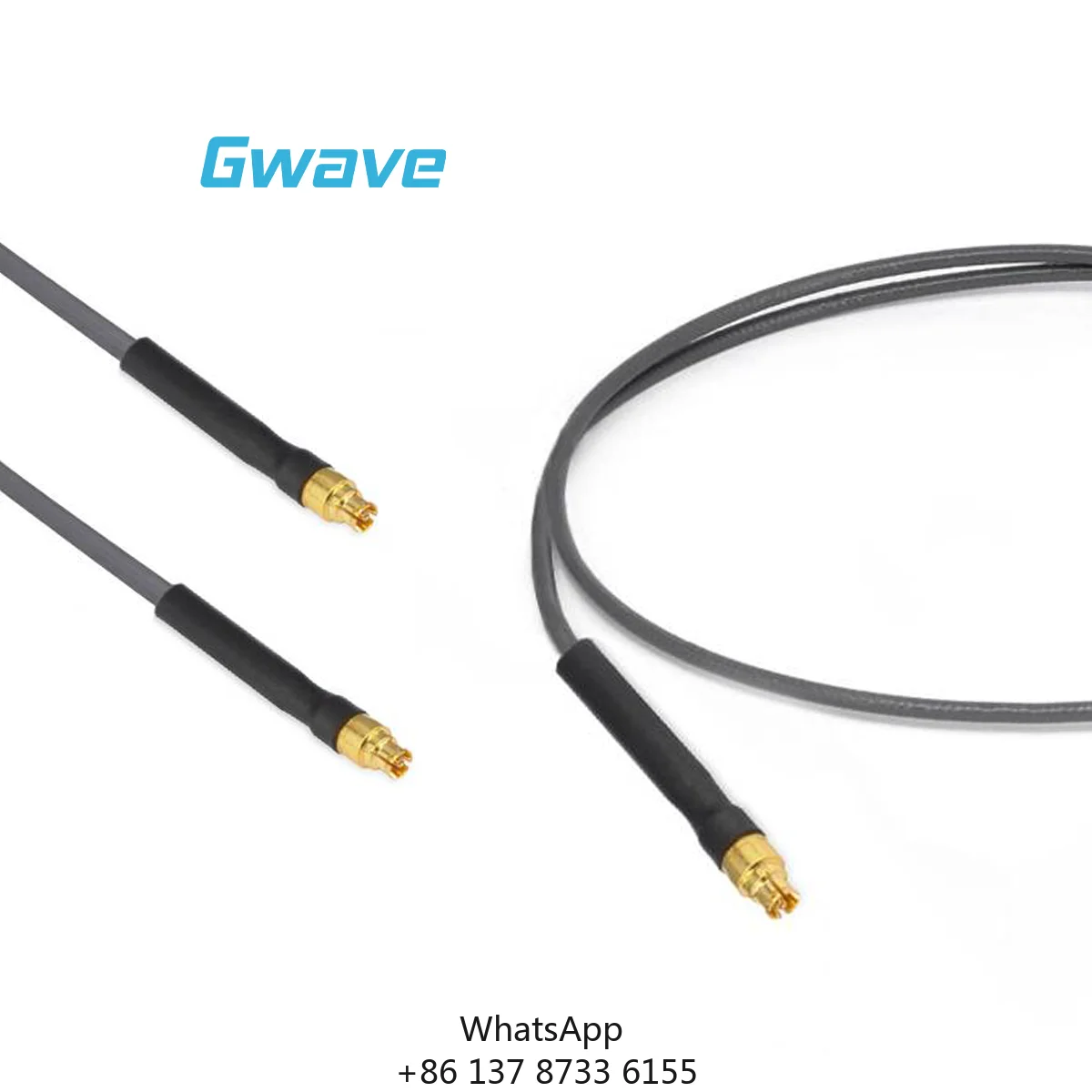 U12-40G Series Low Loss Phase Stable Flexible GPPO Female To GPPO Female Coaxial Cable For DC-40GHz Communication