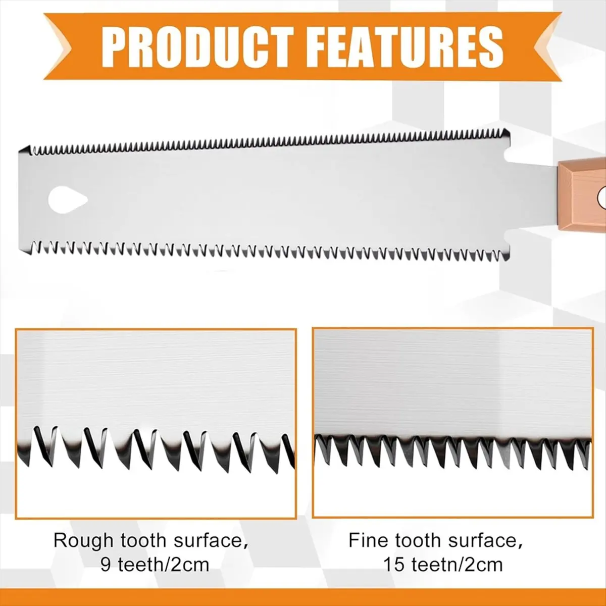AA14 Woodworking Tools Set Wood Chisel Bevel Edge Chisel Set 1/4in, 1/2in, 3/4in and 1in 6-in Woodworking Blade Coping Saw