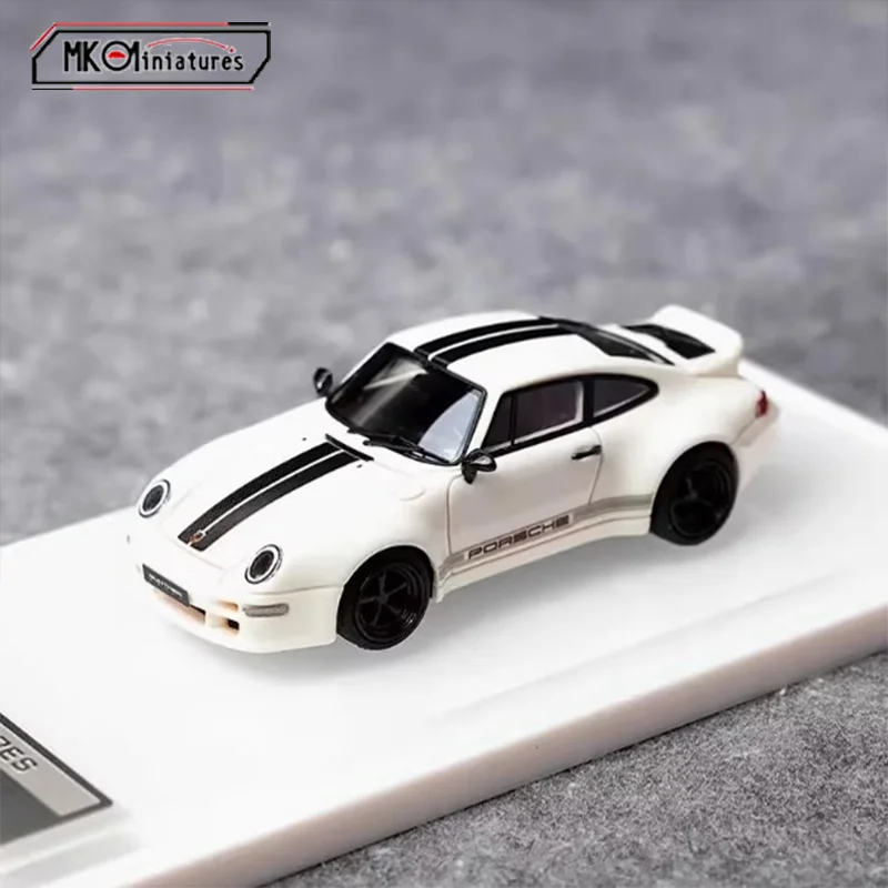 Mk Miniatures Gunther Werks 993(GW993) 400R Hars Limited Edition Schaal 1:64 Simulatiemodel Collectible Statische Display Auto Speelgoed