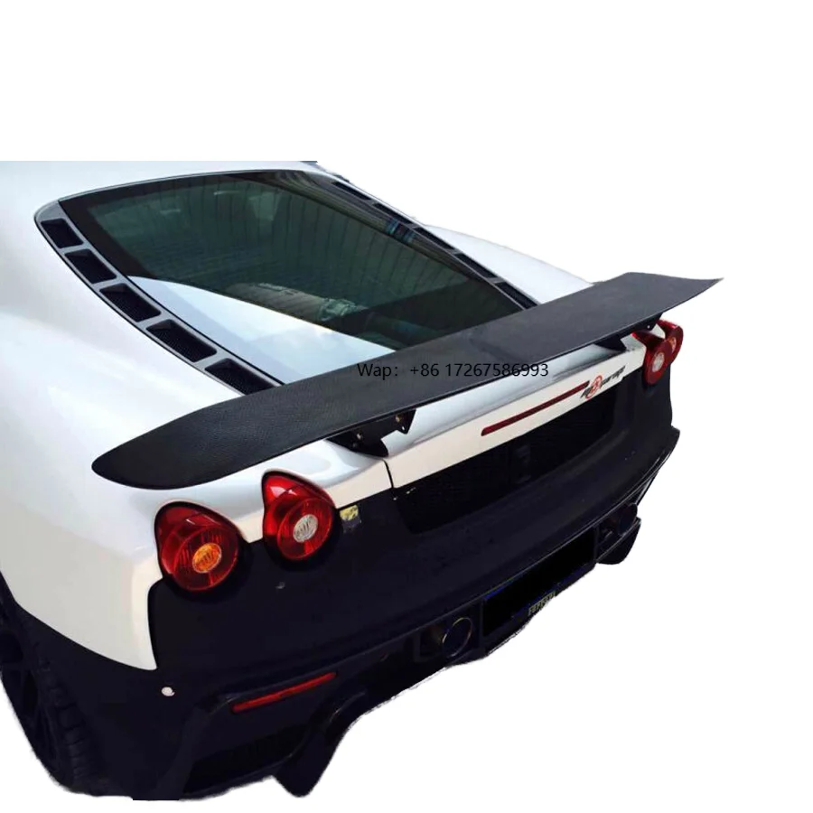 

High Quality F430 Rear Wing ASI Rear Spoiler Carbon Fiber and FRP Material Single Deck for F430 Trunk