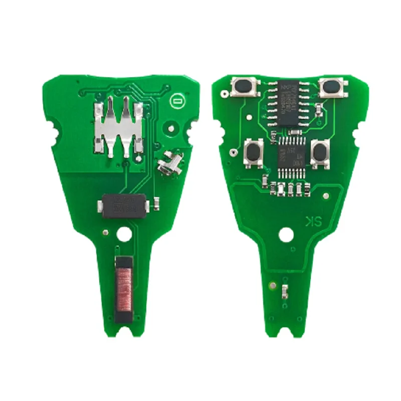 Llave remota de coche inteligente con chip PCF7946AT, 4 botones, 433MHZ, para Saab 9-3 93, 2003-2007, LTQSAAM433TX