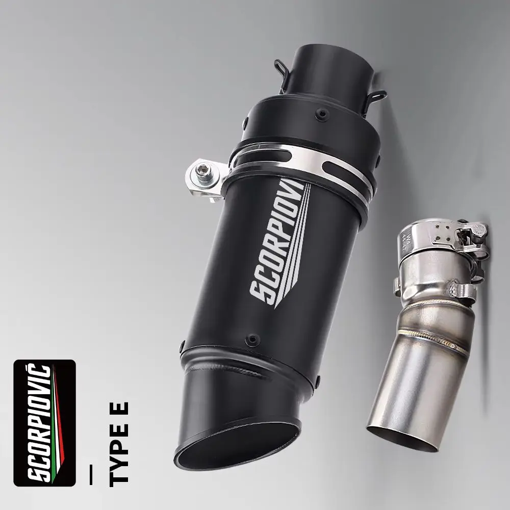 Slip On motorcycle exhaust system high-performance middle section tail section for 450SR original hole position