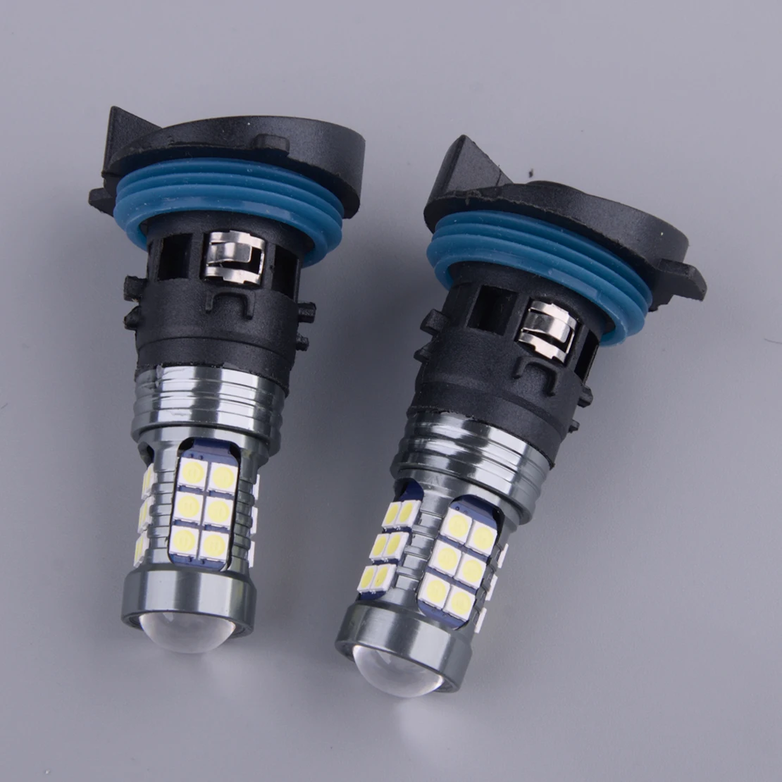 2pcs 12V Orange LED HP24W Bulb Lamp Daytime Running Light DRL 27 SMD Fit for Peugeot 3008 5008 Citroen C5 Volvo XC90