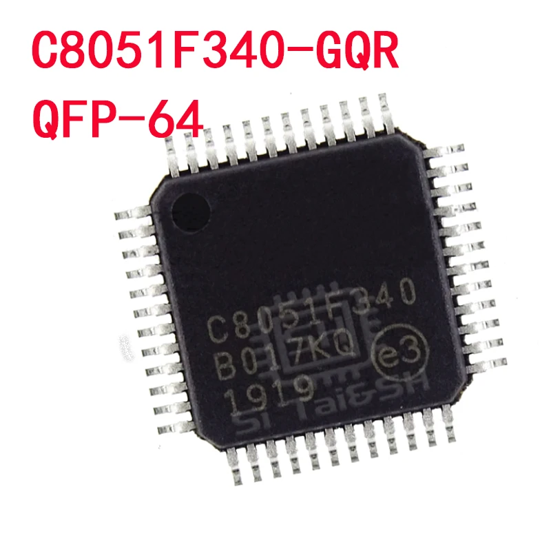 1PCS C8051F340 C8051F360 C8051F380-GQR QFP48 C8051F021 C8051F041 C8051F125-GQR QFP64 microcontroller