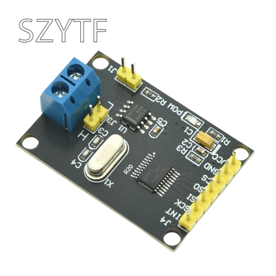 MCP2515 CAN Bus Communication Module Development Board SN65HVD230 Transceiver SPI