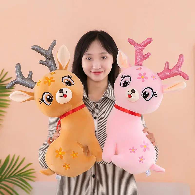 40CM Disney little deer Bambi stuffed plush toy animal Sika deer Doll Sofa Bed Pillow home decor baby kids christmas gift