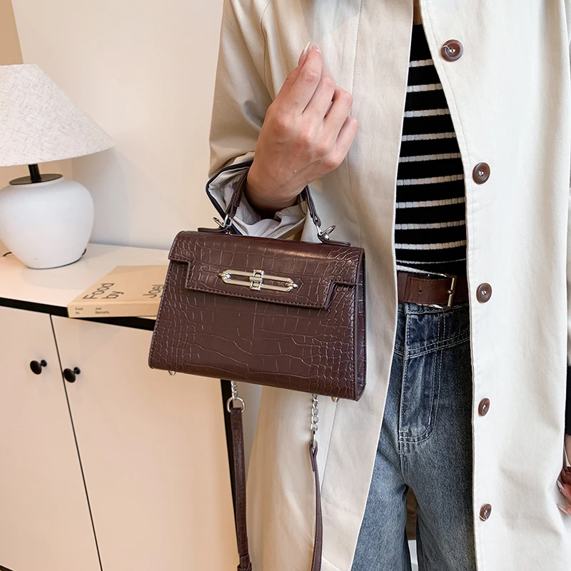 

Stylish Casual Messenger Purse Minimalist Crossbody Bag For Business Women Elegant Solid Color Paris