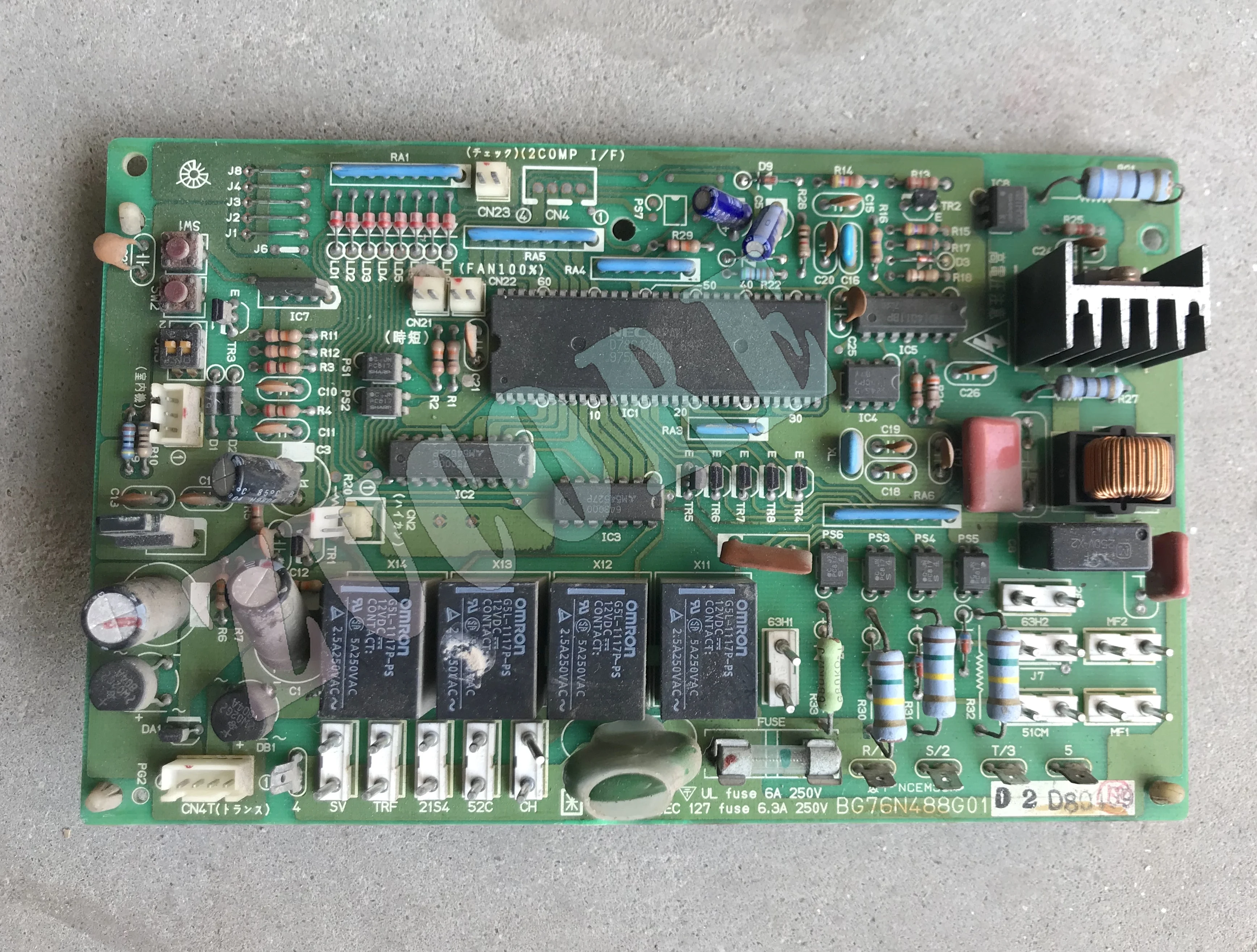 

Электрический кондиционер Mitsubishi, 3 лошади, 5 лошадей, внешняя основная плата машины BG76N488G02, BG76N488G01, универсальный